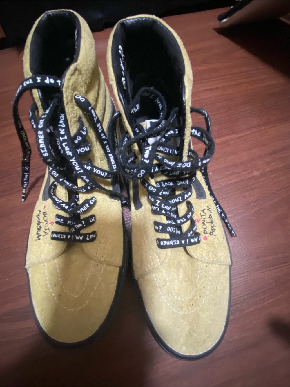 Vans collab Yellow Suede shoes unisex size 40.5
